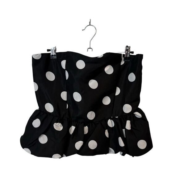 Polka Dot Strapless Top - Picture 1 of 7